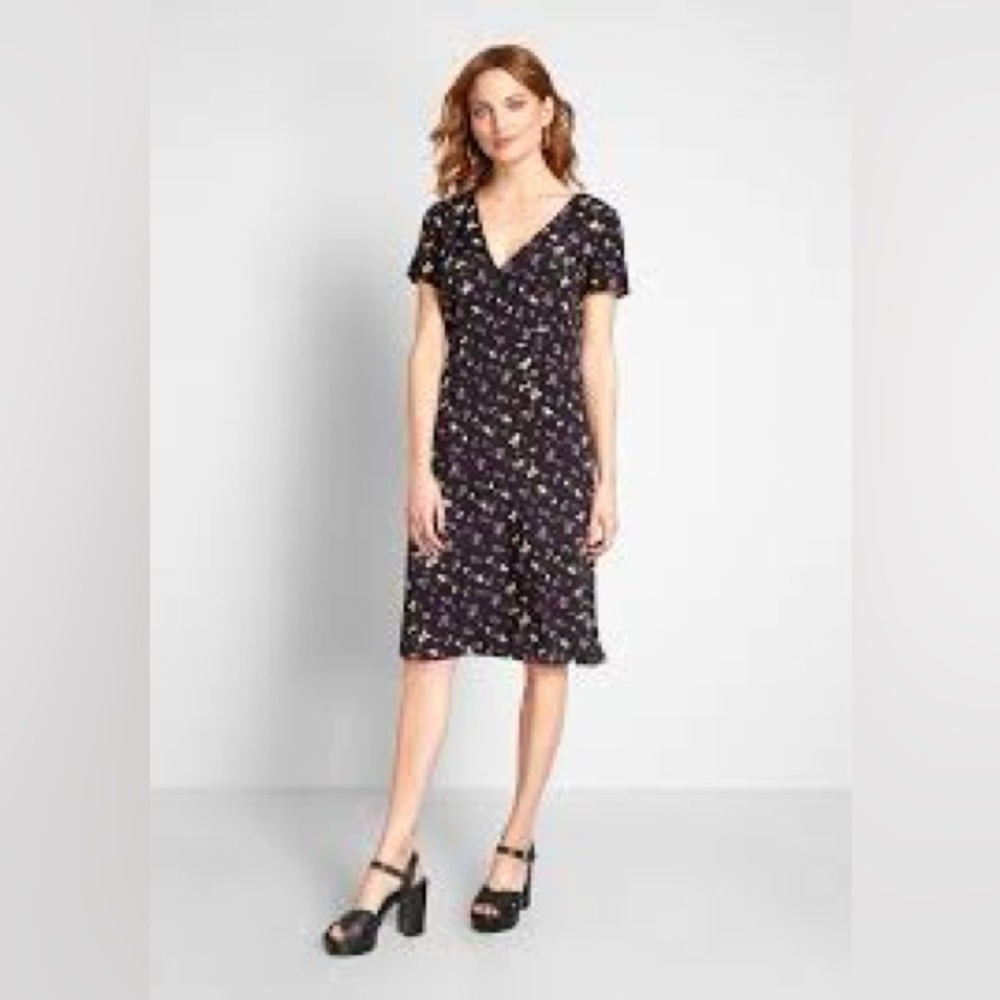 NWT ModCloth destined to delight a-line dress